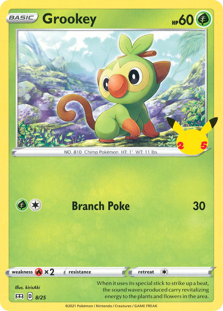 Grookey (8/25) [McDonald's 25th Anniversary] | Tables and Towers