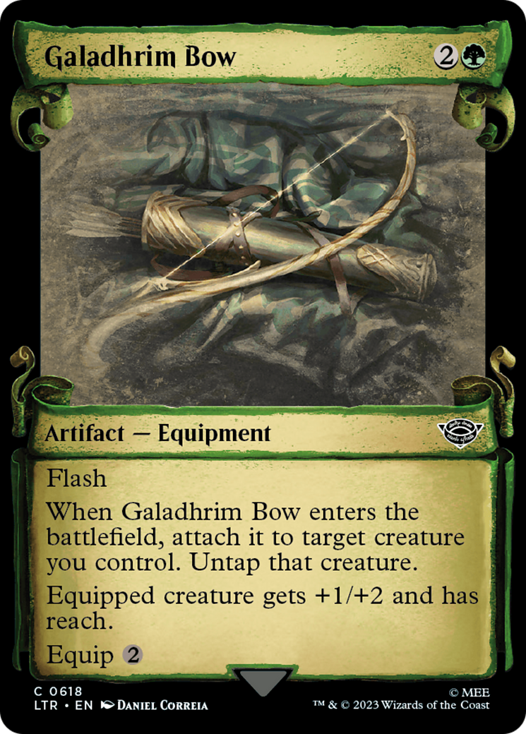 Galadhrim Bow [The Lord of the Rings: Tales of Middle-Earth Showcase Scrolls] | Tables and Towers