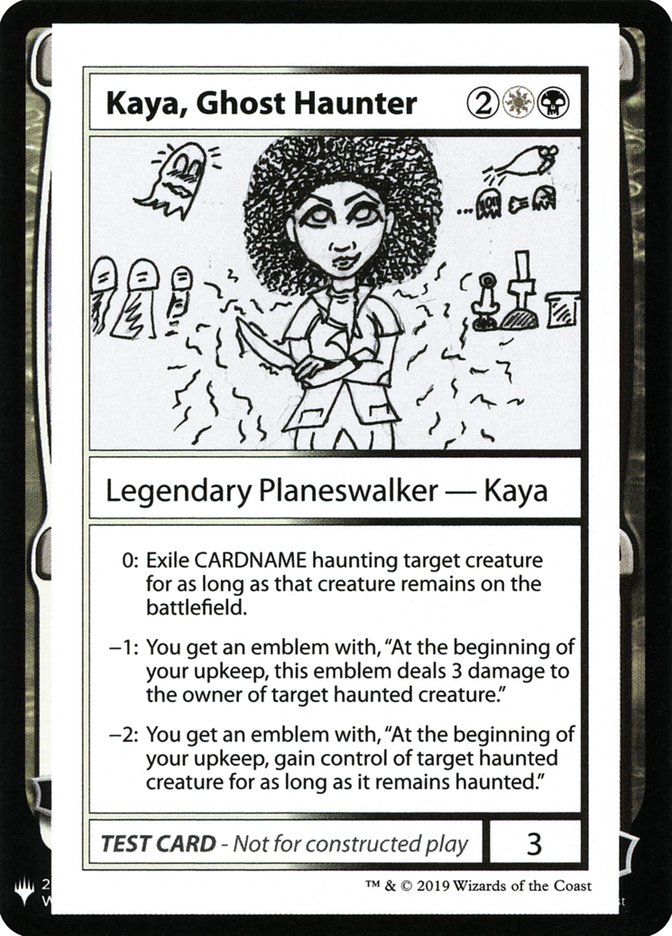 Kaya, Ghost Haunter [Mystery Booster Playtest Cards] | Tables and Towers