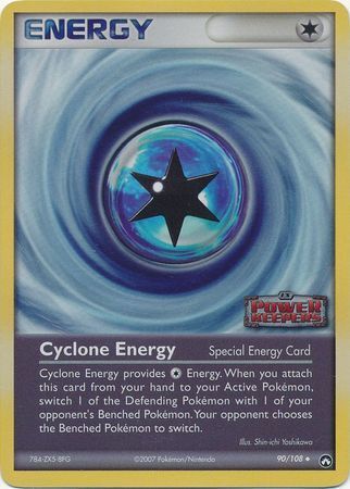 Cyclone Energy (90/108) (Stamped) [EX: Power Keepers] | Tables and Towers