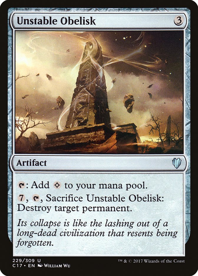 Unstable Obelisk [Commander 2017] | Tables and Towers