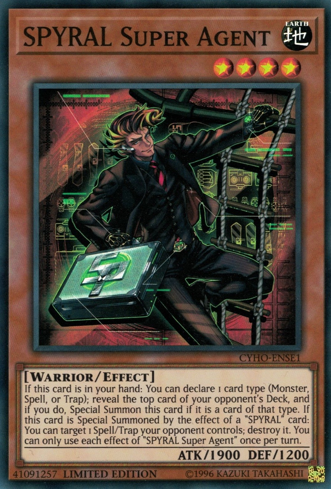 SPYRAL Super Agent [CYHO-ENSE1] Super Rare | Tables and Towers