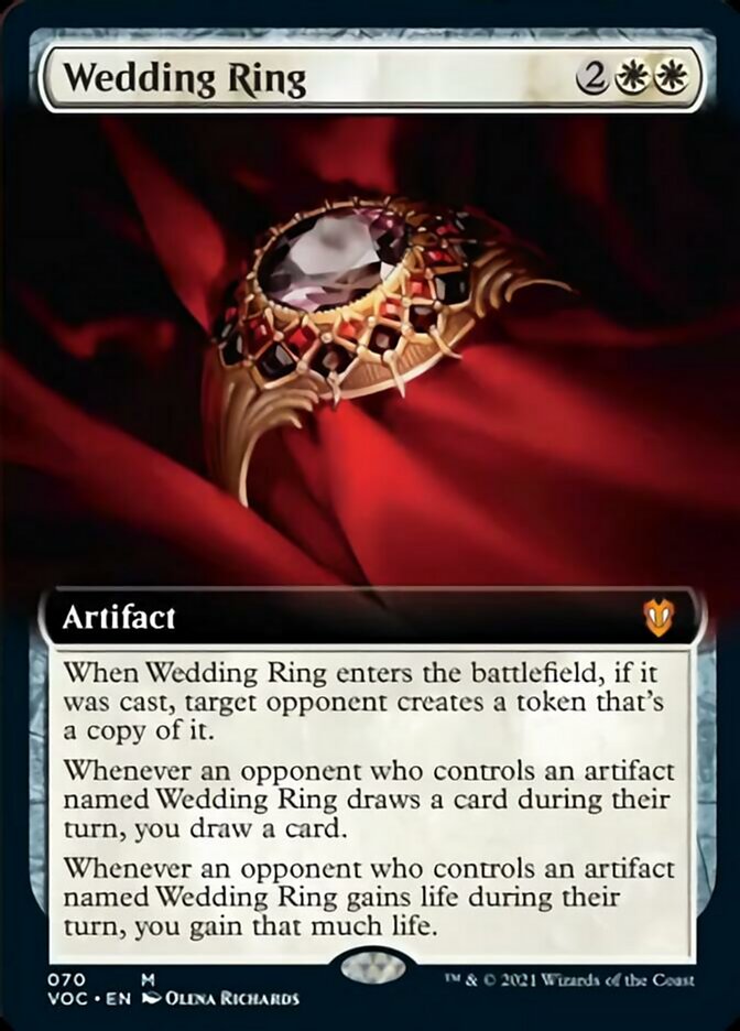 Wedding Ring (Extended Art) [Innistrad: Crimson Vow Commander] | Tables and Towers