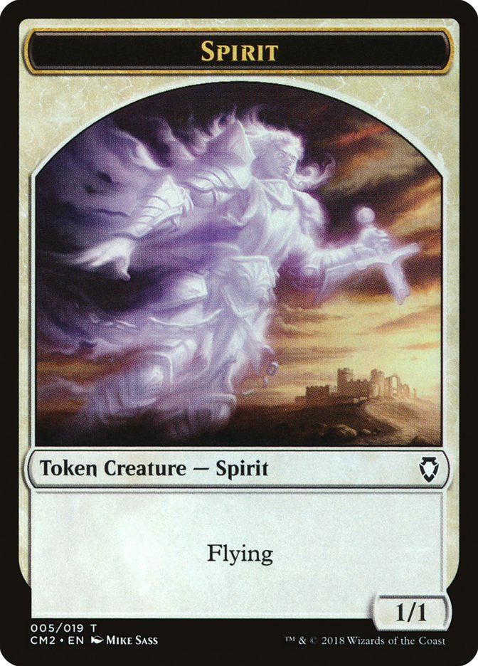 Spirit Token [Commander Anthology Volume II Tokens] | Tables and Towers