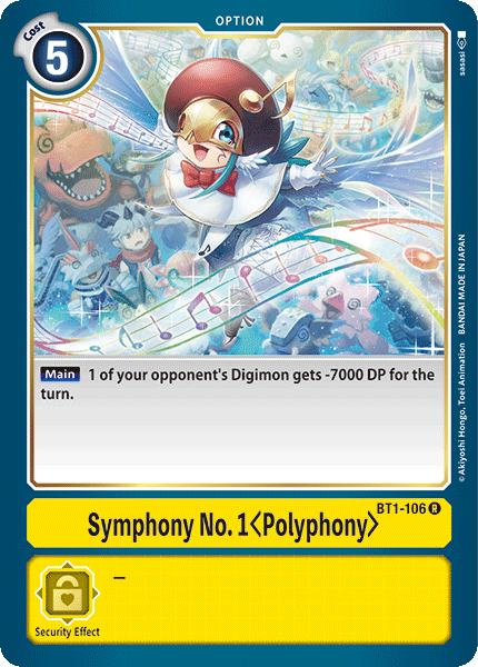 Symphony No.1 (Polyphony) [BT1-106] [Release Special Booster Ver.1.0] | Tables and Towers