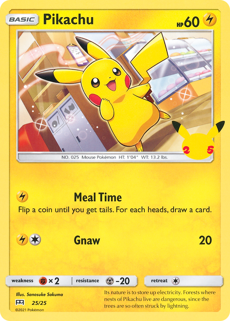 Pikachu (25/25) [McDonald's 25th Anniversary] | Tables and Towers