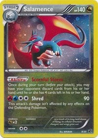 Salamence (8/20) (Cosmos Holo) (Blister Exclusive) [Black & White: Dragon Vault] | Tables and Towers