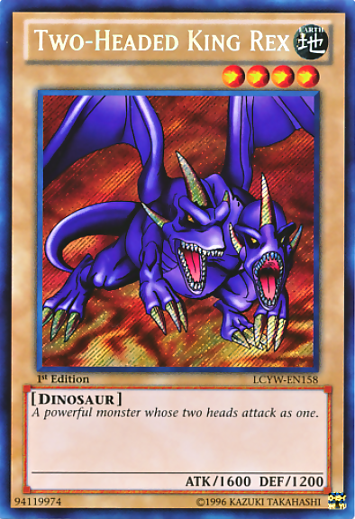 Two-Headed King Rex [LCYW-EN158] Secret Rare | Tables and Towers