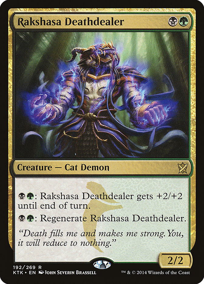 Rakshasa Deathdealer [Khans of Tarkir] | Tables and Towers