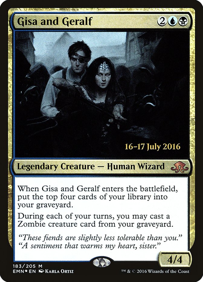 Gisa and Geralf [Eldritch Moon Prerelease Promos] | Tables and Towers