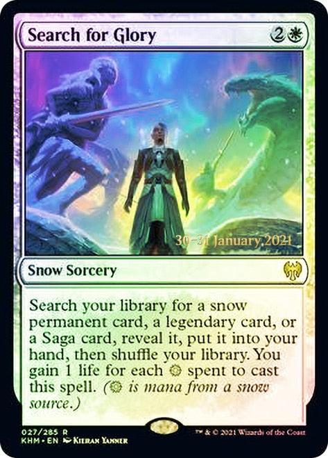 Search for Glory [Kaldheim Prerelease Promos] | Tables and Towers