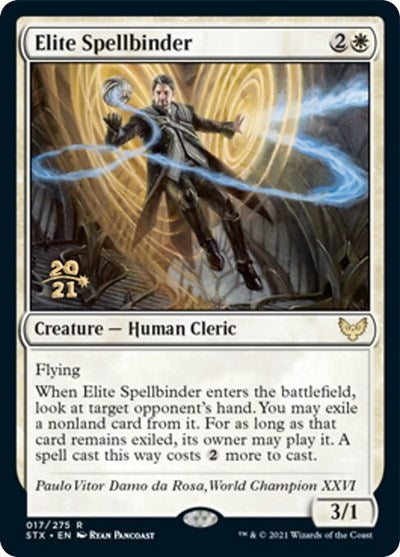 Elite Spellbinder [Strixhaven: School of Mages Prerelease Promos] | Tables and Towers