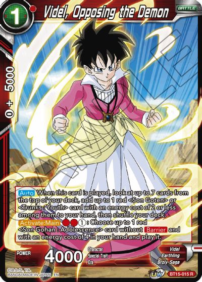 Videl, Opposing the Demon (BT15-015) [Saiyan Showdown] | Tables and Towers