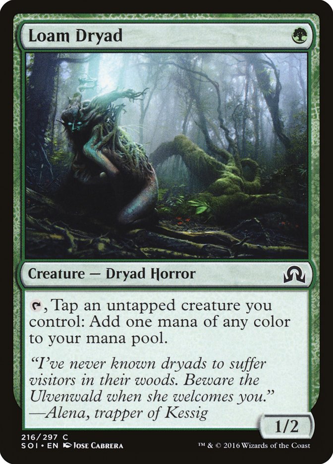 Loam Dryad [Shadows over Innistrad] | Tables and Towers