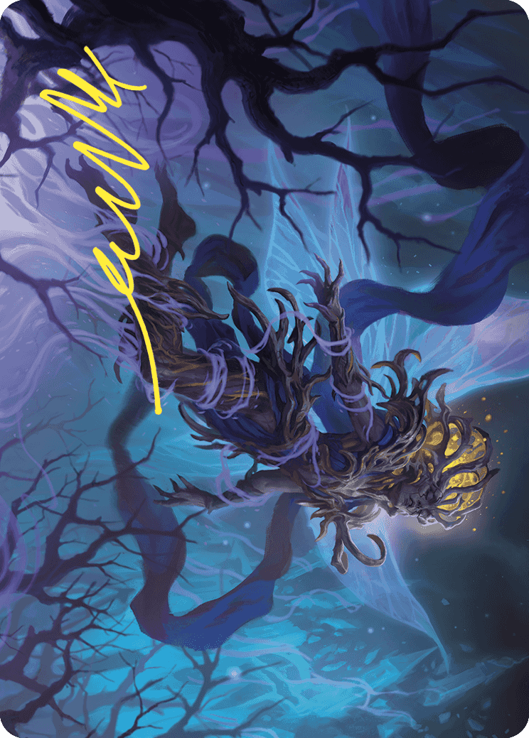 Sleep-Cursed Faerie Art Card (Gold-Stamped Signature) [Wilds of Eldraine Art Series] | Tables and Towers