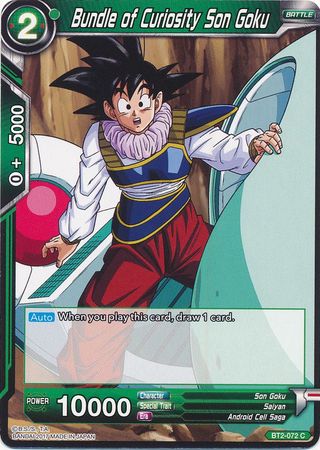 Bundle of Curiosity Son Goku (BT2-072) [Union Force] | Tables and Towers