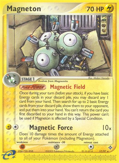 Magneton (17/97) [EX: Dragon] | Tables and Towers