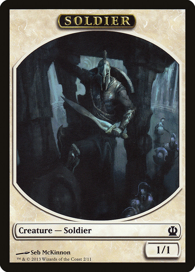 Soldier Token (2/11) [Theros Tokens] | Tables and Towers