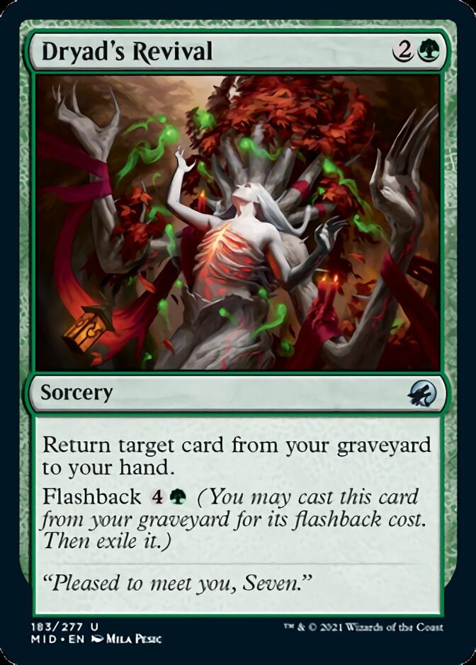 Dryad's Revival [Innistrad: Midnight Hunt] | Tables and Towers