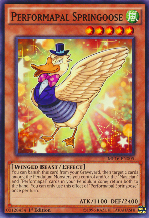 Performapal Springoose [MP16-EN005] Common | Tables and Towers