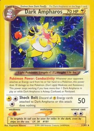 Dark Ampharos (1/105) [Neo Destiny Unlimited] | Tables and Towers