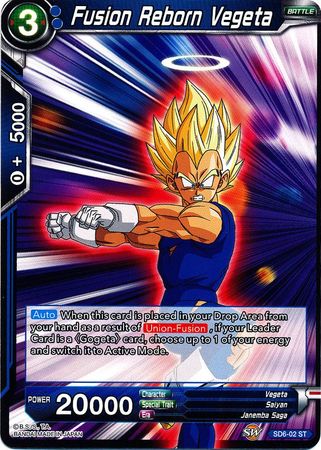 Fusion Reborn Vegeta (Starter Deck - Resurrected Fusion) (SD6-02) [Miraculous Revival] | Tables and Towers