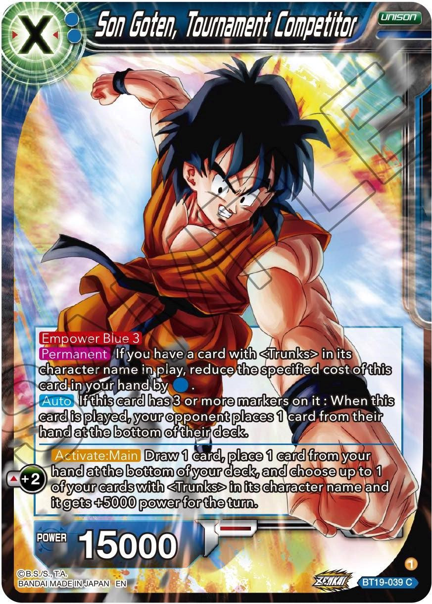 Son Goten, Tournament Competitor (BT19-039) [Fighter's Ambition] | Tables and Towers