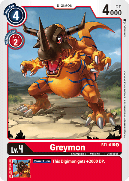 Greymon [BT1-015] [Release Special Booster Ver.1.0] | Tables and Towers