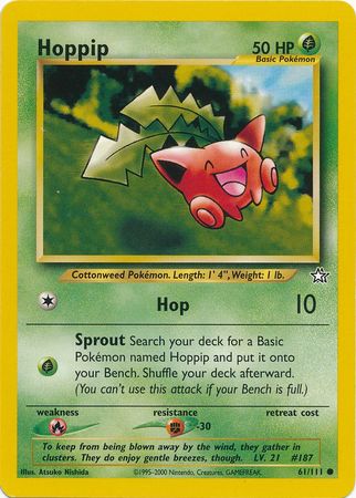 Hoppip (61/111) [Neo Genesis Unlimited] | Tables and Towers