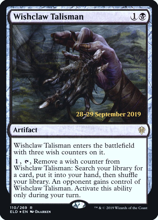 Wishclaw Talisman [Throne of Eldraine Prerelease Promos] | Tables and Towers