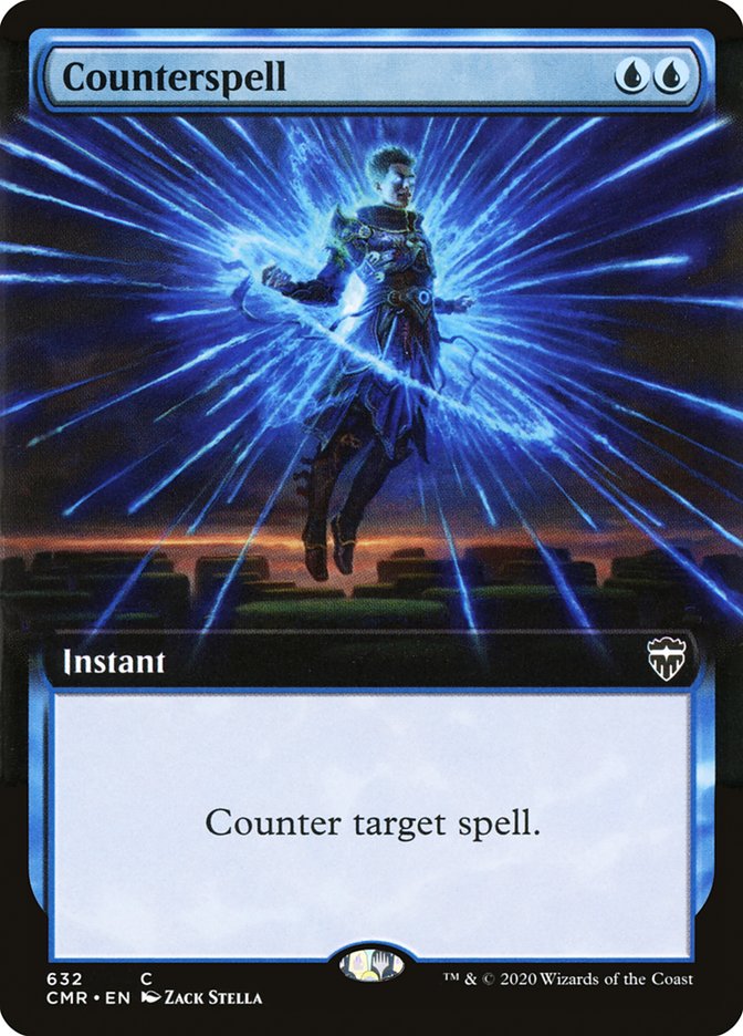 Counterspell (Extended Art) [Commander Legends] | Tables and Towers