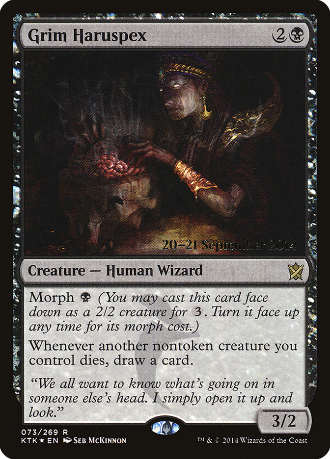 Grim Haruspex [Khans of Tarkir Prerelease Promos] | Tables and Towers