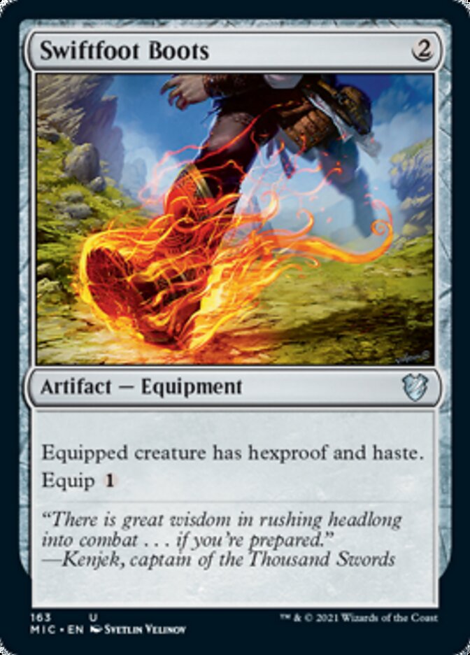 Swiftfoot Boots [Innistrad: Midnight Hunt Commander] | Tables and Towers