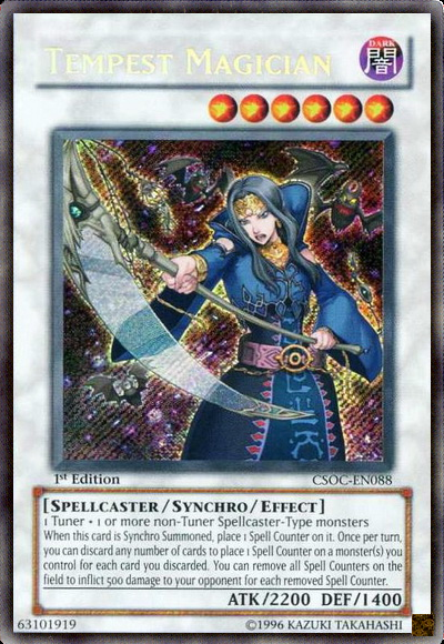 Tempest Magician [CSOC-EN088] Secret Rare | Tables and Towers