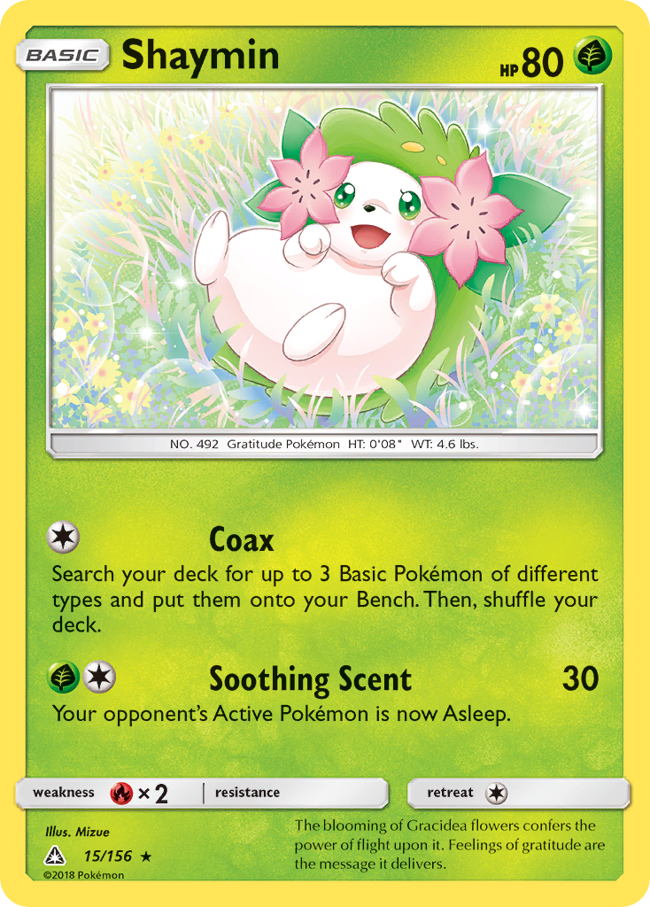 Shaymin (15/156) [Sun & Moon: Ultra Prism] | Tables and Towers