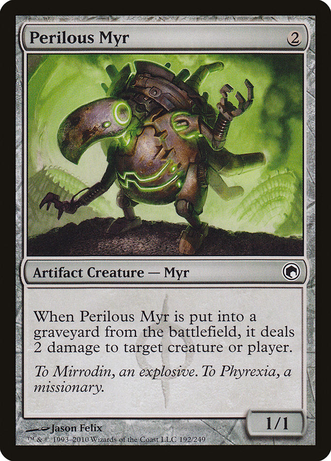 Perilous Myr [Scars of Mirrodin] | Tables and Towers