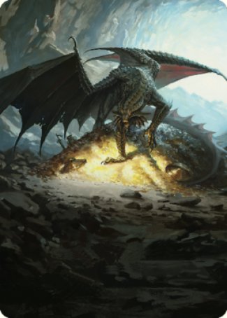 Ancient Copper Dragon Art Card (04) [Commander Legends: Battle for Baldur's Gate Art Series] | Tables and Towers