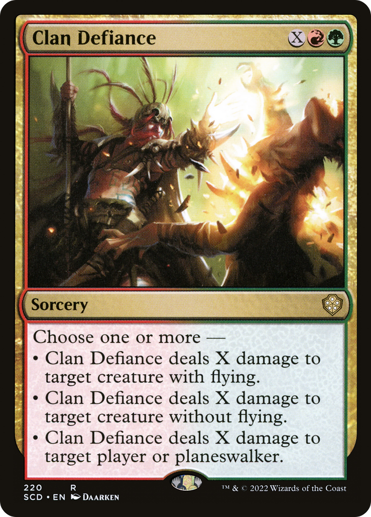 Clan Defiance [Starter Commander Decks] | Tables and Towers