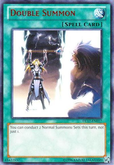 Double Summon (Blue) [DL17-EN017] Rare | Tables and Towers