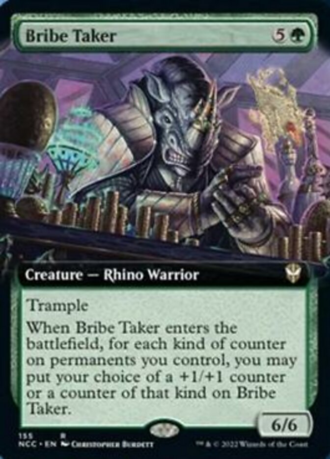 Bribe Taker (Extended Art) [Streets of New Capenna Commander] | Tables and Towers