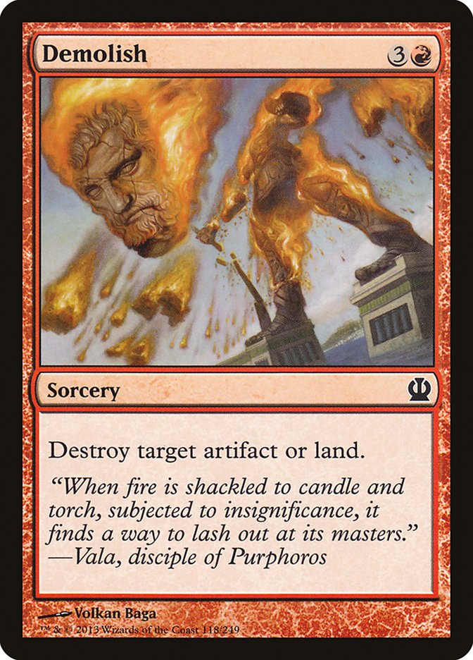 Demolish [Theros] | Tables and Towers
