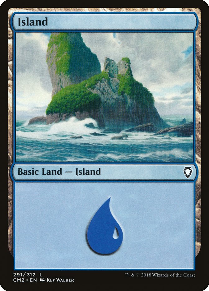 Island (291) [Commander Anthology Volume II] | Tables and Towers