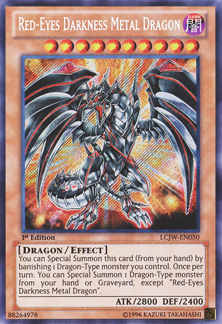 Red-Eyes Darkness Metal Dragon [LCJW-EN050] Secret Rare | Tables and Towers