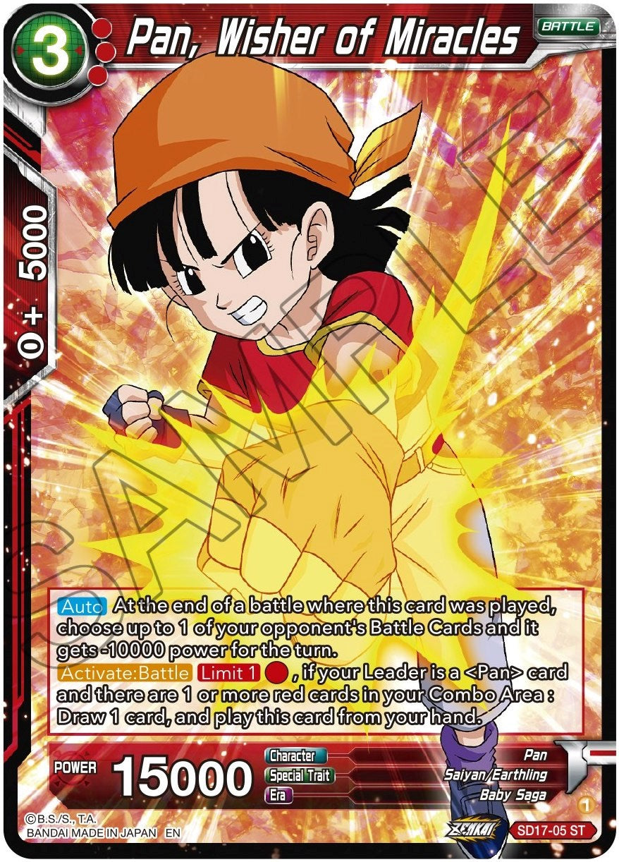 Pan, Wisher of Miracles (SD17-05) [Dawn of the Z-Legends] | Tables and Towers