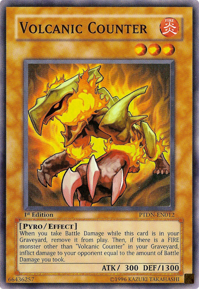 Volcanic Counter [PTDN-EN012] Super Rare | Tables and Towers