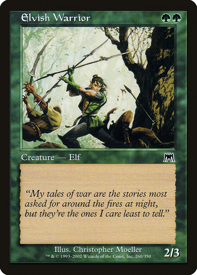 Elvish Warrior [Onslaught] | Tables and Towers