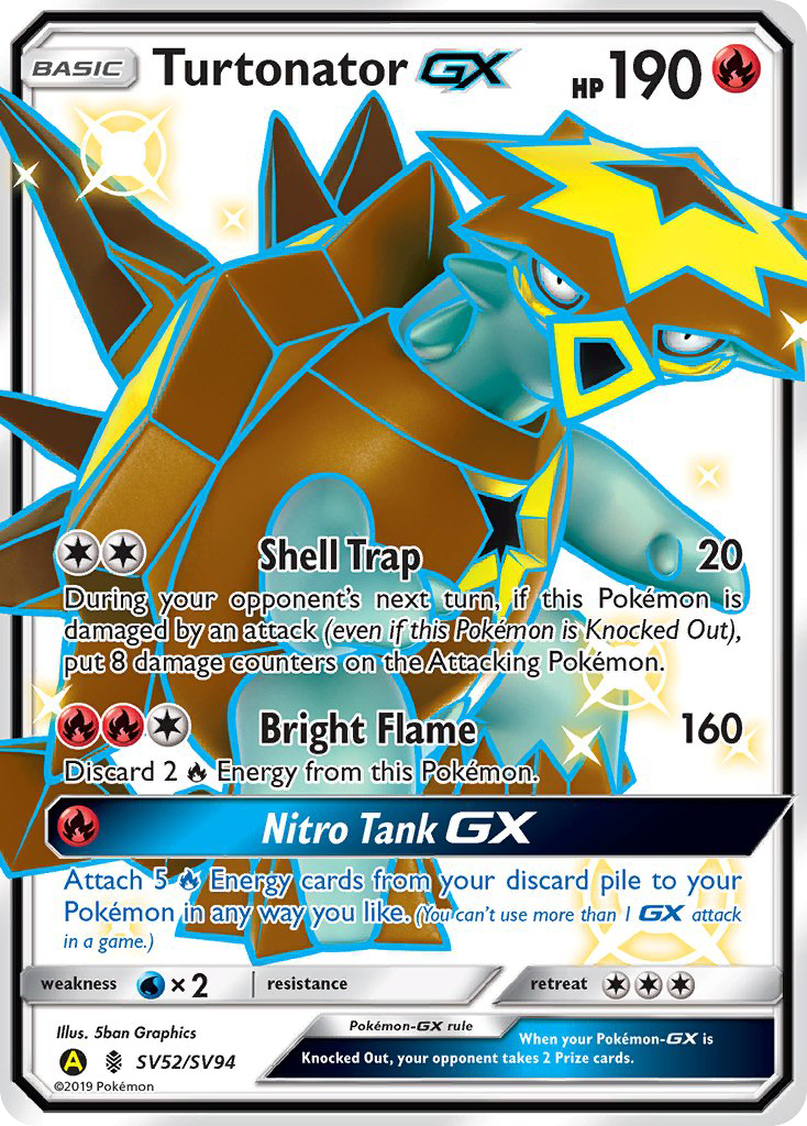 Turtonator GX (SV52/SV94) [Sun & Moon: Hidden Fates - Shiny Vault] | Tables and Towers