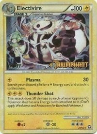 Electivire (20/102) (Staff Prerelease Promo) [HeartGold & SoulSilver: Black Star Promos] | Tables and Towers