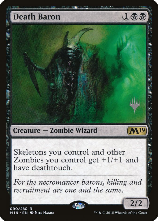 Death Baron (Promo Pack) [Core Set 2019 Promos] | Tables and Towers