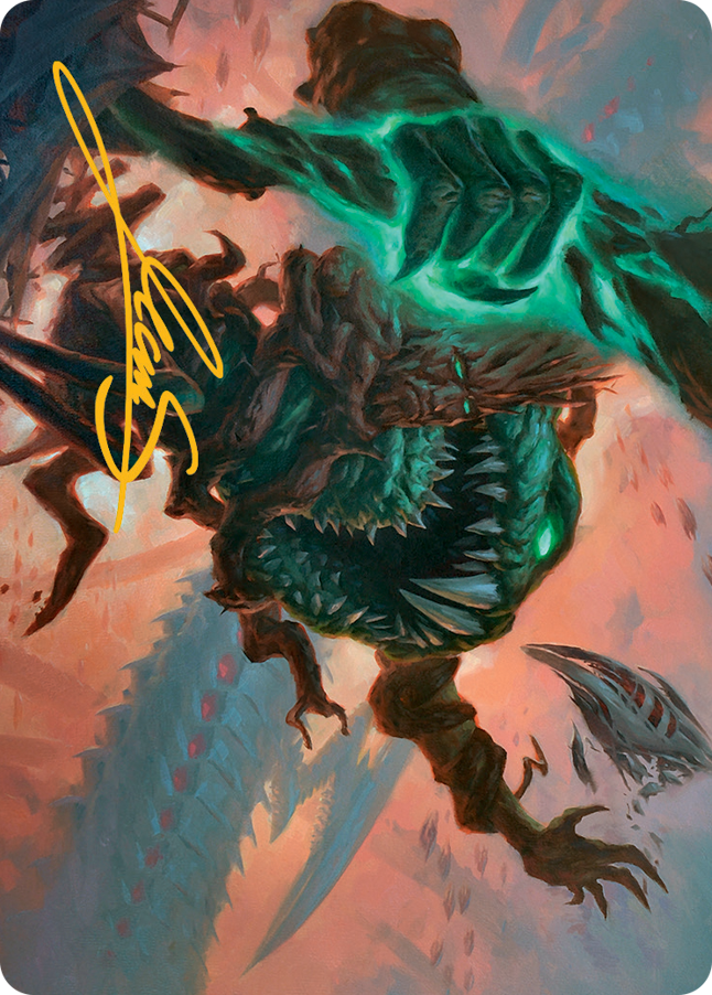 Yargle and Multani Art Card (Gold-Stamped Signature) [March of the Machine Art Series] | Tables and Towers